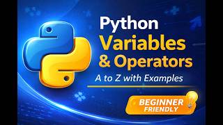 Python Variables & Operators | A to Z with Examples
