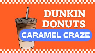 DUNKIN DONUTS CARAMEL CRAZE SIGNATURE LATTE #dunkindonuts #coffee