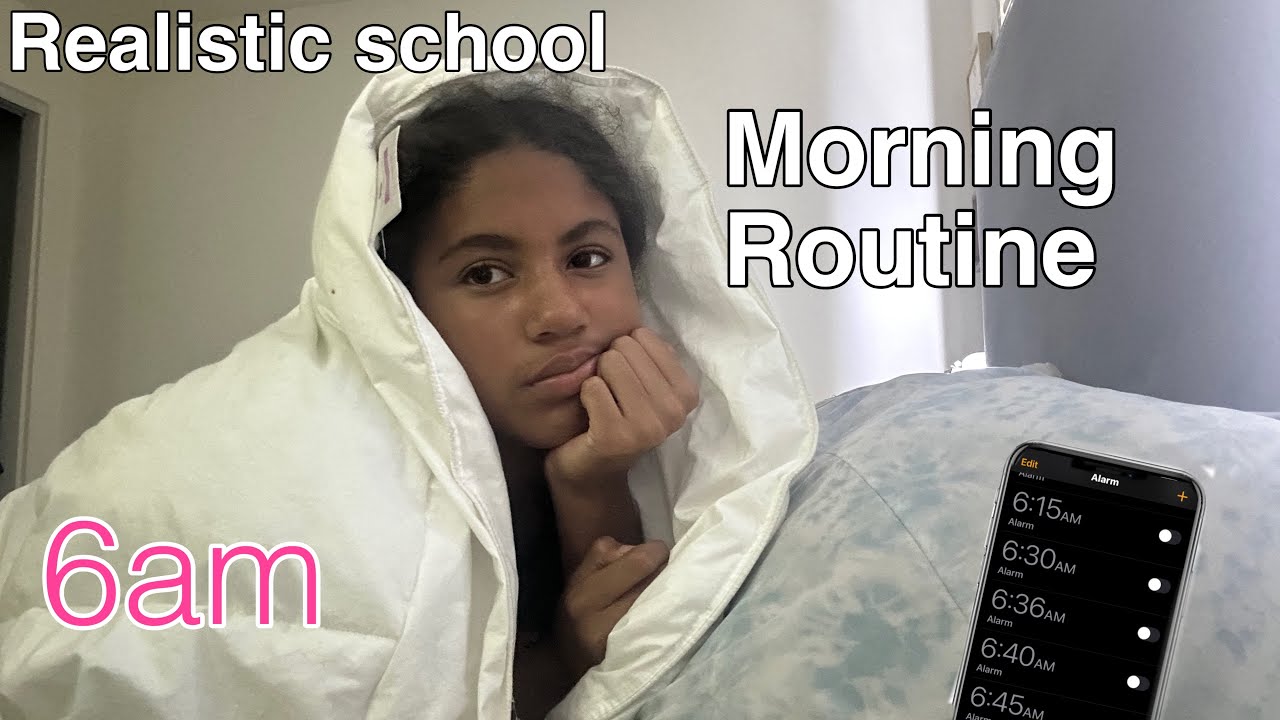 My 6am Realistic School Morning Routine Youtube