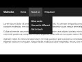 Pure CSS Dropdown Navigation Bar (Improved)