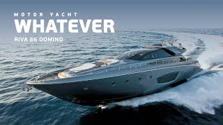 Motoryacht Riva 86 Domino, Whatever | Luxury Yacht Charters in Greece