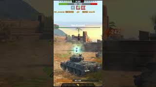 AMX 50 100 |Enemy blast moment 💥| #worldoftanksblitz #shorts #gameplay #wot