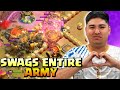 Rigotorres23 SWAG ENTIRE Balloon Army & Siege With HERO ATTACK (Clash of Clans)