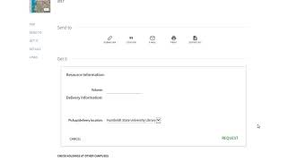 Using OneSearch to request books