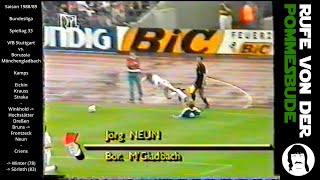 VfB Stuttgart vs. Borussia Mönchengladbach - 1988/89 - Bundesliga Spieltag 33