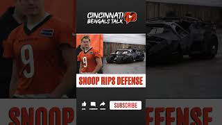 Snoop Dogg RIPS Bengals Defense With Joe Burrow Watching