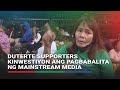 Duterte supporters kinwestiyon ang pagbabalita ng mainstream media | ABS-CBN News