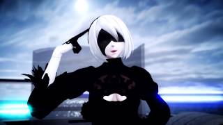 黒動[MMD]威風堂々2B NieR: Automata