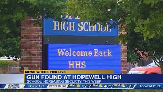 Student caught trying to bring gun into Hopewell High School, safety improvements incoming