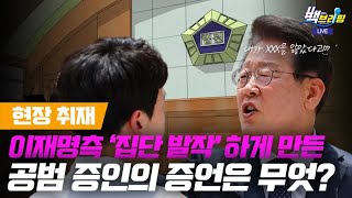 [현장취재]  '성남시가 OO을...' 이재명측 집단 당황시킨 증인의 한마디는?