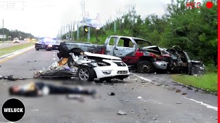 45 Tragic Moments! Idiots Driver Crashes On Road Got Instant Karma | Idiots In C
