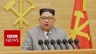 Trump to Kim: My nuclear button is 'bigger and more powerful' - BBC News