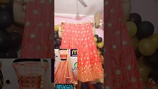 Meesho party wear lehnga*meesho huge* #meeshohaul #partylehenga #virallehnga