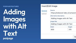 How to Add Alt Text to Images in Podpage for Better Accessibility