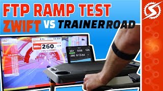 Zwift FTP RAMP Test vs TrainerRoad RAMP Test