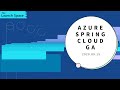 Azure Spring Cloud GA - Introduction