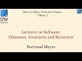 Lectures on Software: Distances, Invariants and Recursion, part 1/4