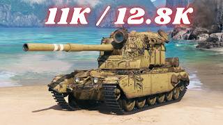 FV4005 Stage II 11K Damage 8 Kills \u0026 FV4005 - 12.8K Damage etc World of Tanks