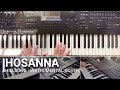 Hosanna | Hillsong ( Piano Instrumental Cover with lyrics )