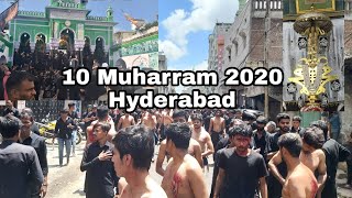 LIVE Shia Juloos E Ashoora 10 Muharram 2020 From Hyderabad INDIA
