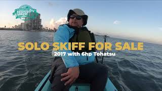 Solo Skiff with 6hp Tohatsu for sale!