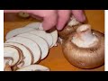 Cutting Mushrooms  #asmr