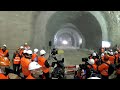 le percement du tunnel ceva de champel à 360°