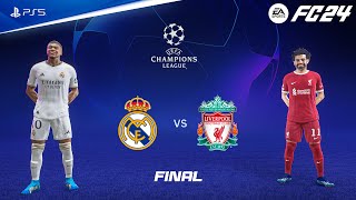 FC 24 - Real Madrid vs Liverpool Ft. Mbappe, | UEFA Champions League Final | PS5™ [4K60]