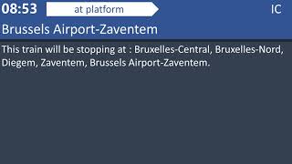 [SNCB/NMBS] Bruxelles-Midi/Brussel-Zuid - Brussels Airport-Zaventem