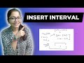 Insert Interval - Leetcode MEDIUM - Java - Explained with real world example
