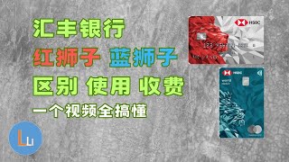 【2025年最新】汇丰香港，红狮子ATM提款卡+蓝狮子万事达扣账卡，申请/使用/收费/区别/汇率损耗/如何低损耗使用，一个视频全搞懂 | 路顶吉 LuDinJi