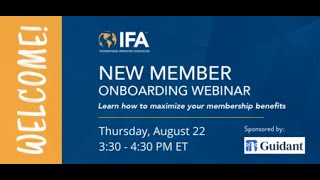 August 2024 New Member Onboarding Webinar