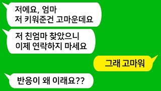 [톡톡사이다] 입양해 대학 교수로 키워 부잣집에 시집 보냈더니 친엄마 찾았다가 인연을 끊자는 양딸을 참 교육합니다