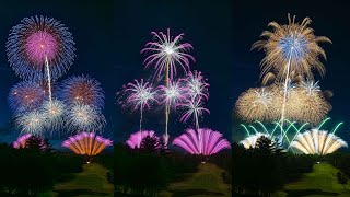 [4K HDR] かさまスポーツ\u0026フードフェス 2024 野村花火工業