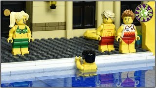 Lego Swimming Pool (with real water).