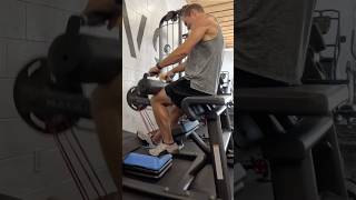 5400N belt squat step ups @ 455lb, reverse drop hops, SL ISOs (365lb), SL seated calf (100lb)