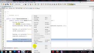 Simple Program Student Score Calculate in Java Netbeans