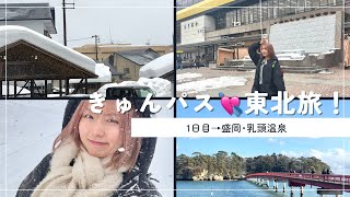 【女子旅】きゅんパスで東北旅1日目💘