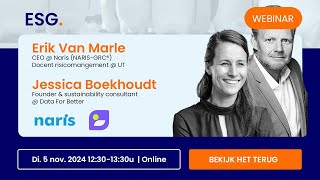 NARIS Webinar: ESG – Prioriteren op basis van risicomanagement