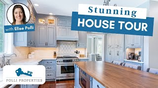 Vermont House Tour! Classic Colonial With Stunning Renovated Kitchen | Polli Properties