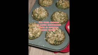 MUFFIN SALATI DI SPINACI E PANCETTA