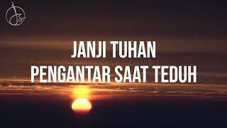 Ayat Pengantar Saat Teduh+ Instrument piano dan suara hujan | Saat Teduh Pagi Dengan JSM