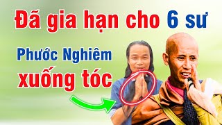 Phước Nghiêm nguyên xuống tóc hoan hỉ khi các sư được gia hạn lưu trú