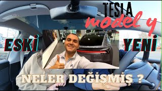 Yeni Tesla Model Y'de Neler Değişmiş? SR Aracım İçinden Farkları Gösteriyorum. Tüketim ve Şarj #Ylog