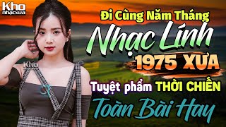 Rừng Lá Thấp, Áo Em Chưa Mặc Một Lần ♪ LK Nhạc Lính 1975 Thời Chiến, Còn Mãi Theo Thời Gian