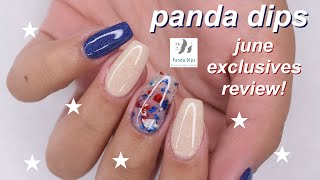 panda dips june exclusive collection review!