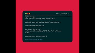 Python openpyxl - Add image to spreadsheet