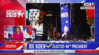 Nov. 7 - President-elect Joe Biden expected to speak