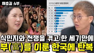 [채호길 4부] 식민지와 전쟁을 겪고 한세기만의 부를 이룬  한국이 놀라운 북한군출신!