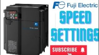 Fuji Electric Frenic e HVAC VFD speed settings | FRN0018F2E-4G | 7.kw vfd  #VFD